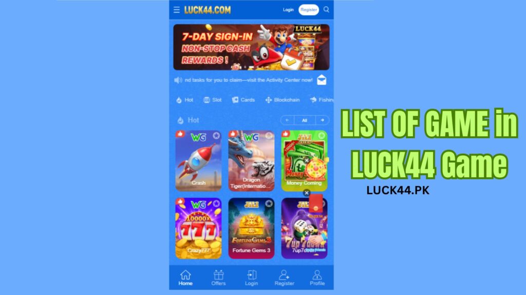 What is New and different in Luck44